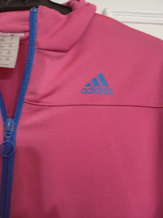 Chaqueta Adidas Niña Rosa y Azul