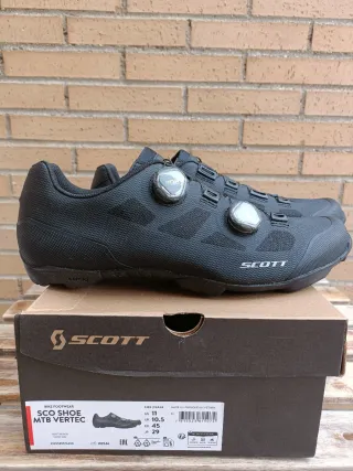Zapatillas Scott MTB Vertec Talla 45 Negro