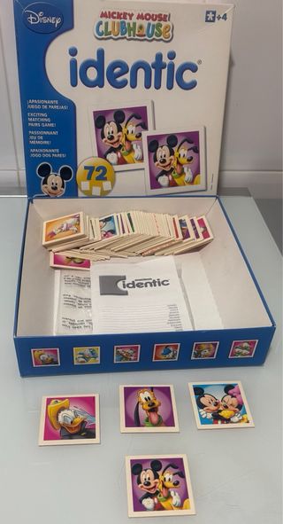Juego Identic Mickey Mouse Educa +4 años