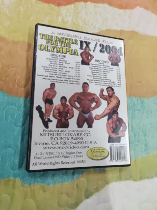 DVD Culturismo The Battle for Olympia IX 2004