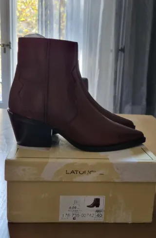 Botines Latouche Marrones Talla 40