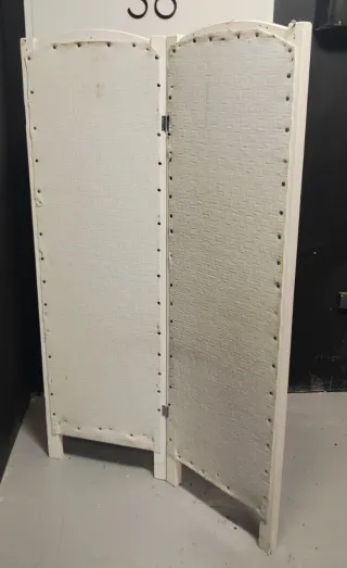 Biombo de Madera blanco