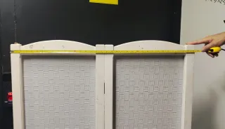 Biombo de Madera blanco