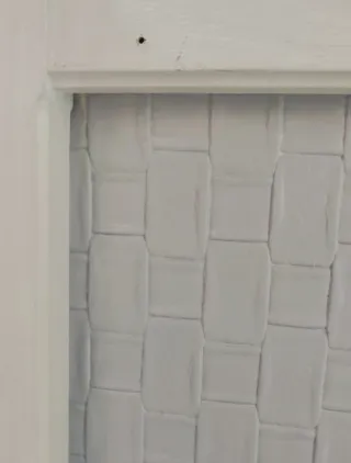 Biombo de Madera blanco