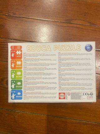 2 Puzzles Peppa Pig Educa, de 20 piezas,