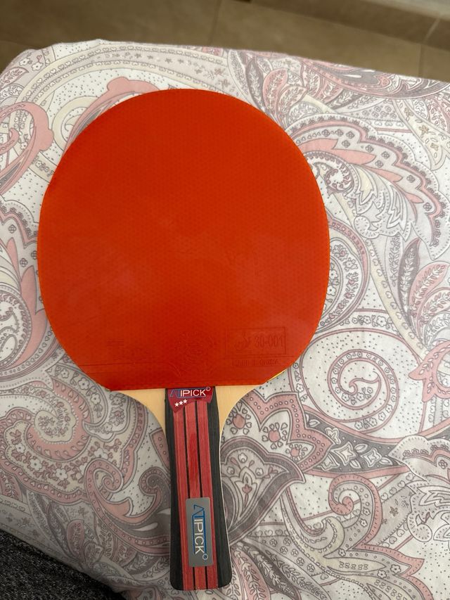 Racchetta da Ping Pong Nera e Rossa