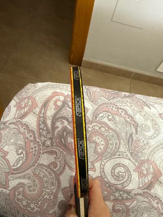 Raqueta de Ping Pong Negra y Roja