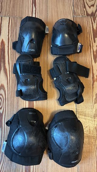 Set 6 Protectores Oxelo XS