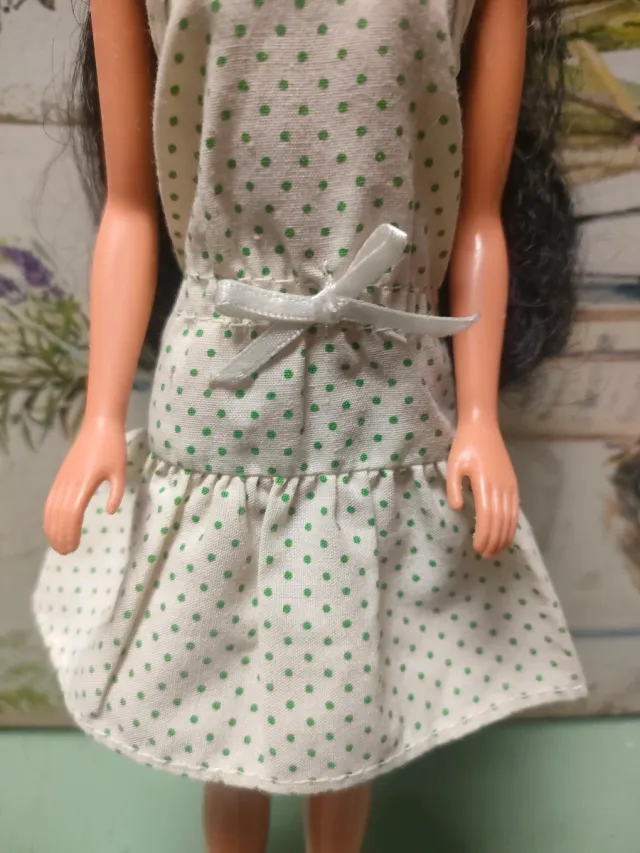 vestido de lunares veraniego original de Barbie