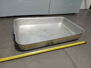 Teglia da Forno Alluminio con Manici Ripiegabili