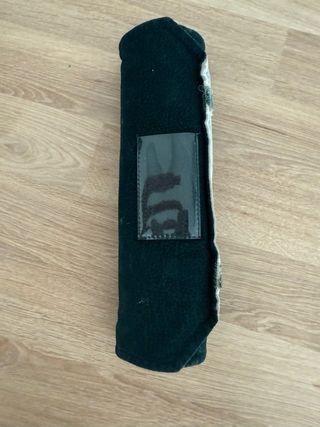 Estuche joyero azul y beige, el verde lo regalo