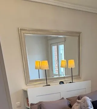 Espejo plateado Ikea