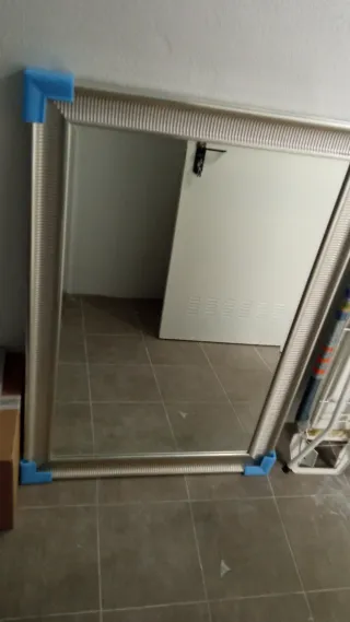 Espejo plateado Ikea