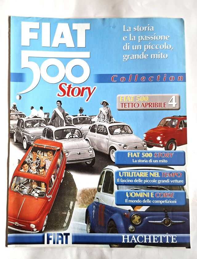 Modellino Fiat 500 Tetto Apribile sc.1:43