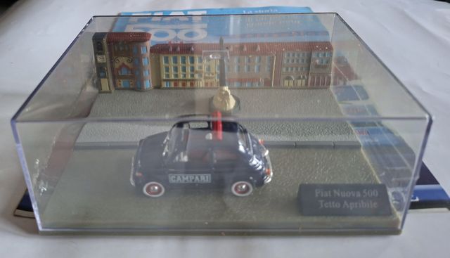 Modellino Fiat 500 Tetto Apribile sc.1:43