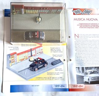 Modellino Fiat 500 Tetto Apribile sc.1:43