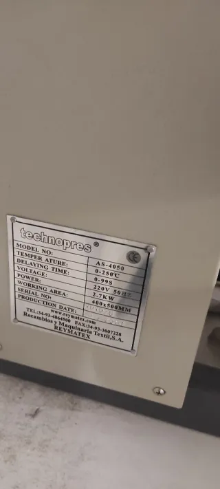 Prensa de Calor AS-4050 Technopres