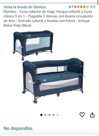 Cuna de viaje Colecho Olmitos Parque Infantil