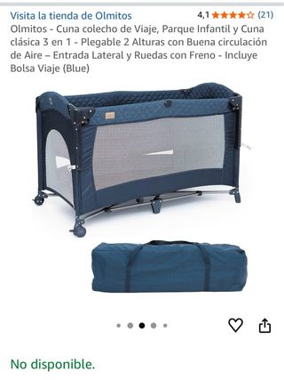 Cuna de viaje Colecho Olmitos Parque Infantil