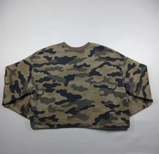 Sudadera Bershka Camuflaje Corta Talla S