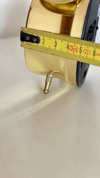 Sveglia oro doppia campana stile retrò