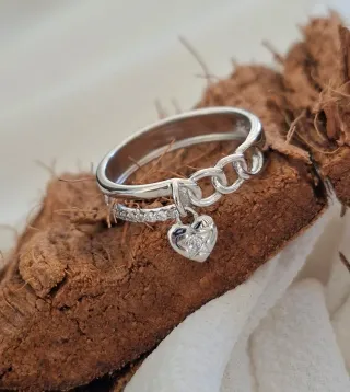 Anillo Plata Ley Corazón