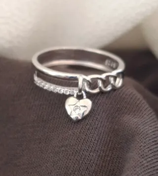 Anillo Plata Ley Corazón