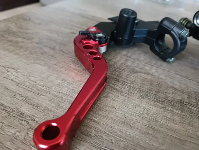 Manetas moto rojas nuevas