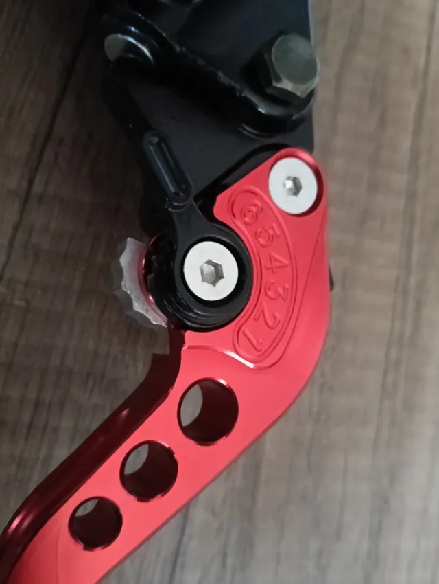 Manetas moto rojas nuevas