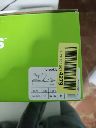 Crocs Brooklyn Low Wedge Sandalias Negras