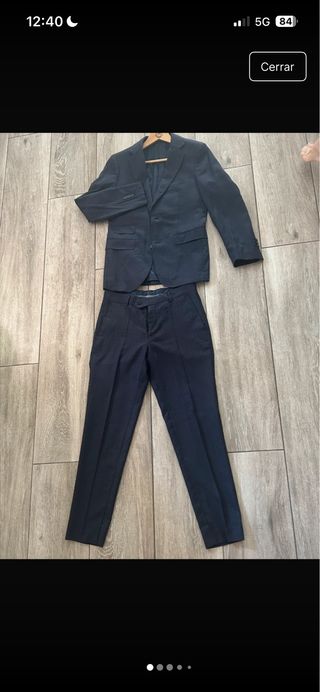 Traje Álvaro Moreno azul