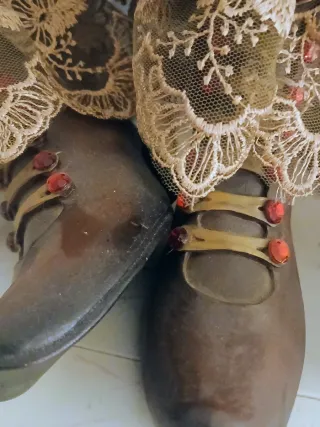 Figura Muñeco Veneciano Porcelana