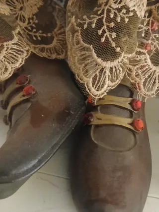 Figura Muñeco Veneciano Porcelana