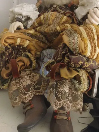 Figura Muñeco Veneciano Porcelana