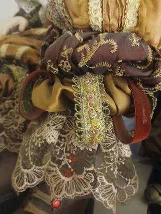 Figura Muñeco Veneciano Porcelana