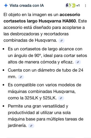 Podadora Telescópica para Desbrozadora