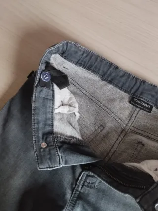 Pantaloni jeans bambino grigio