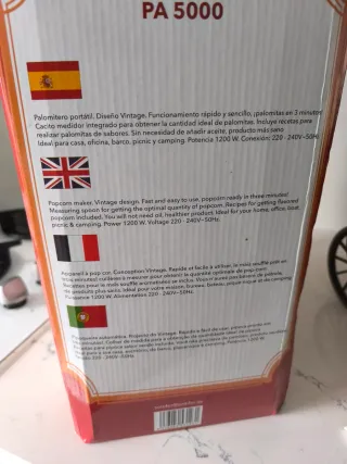 Máquina de Palomitas Vintage Obergozo