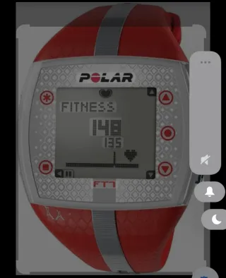 Pulsómetro Polar FT7 Rojo/Plata