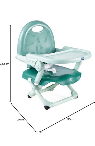 Silla Chicco Pocket Snack portátil verde. OFERTA.