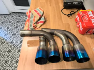 Colas de escape 4 unidades