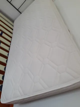 Cabecero, colchón y somier 105  Cama completa Piko