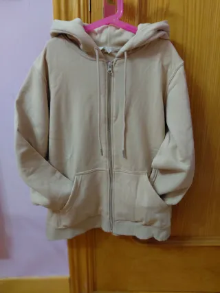 Sudadera beige