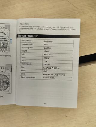 Ventilador portátil