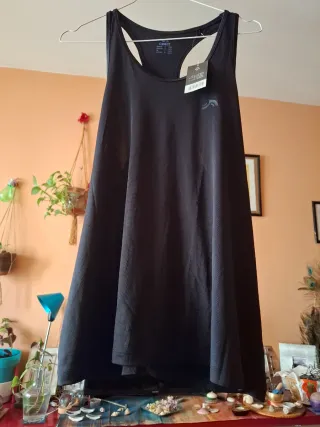 Camiseta tirantes CRIPFIT fitness negra Talla M