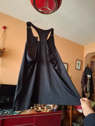 Camiseta tirantes CRIPFIT fitness negra Talla M