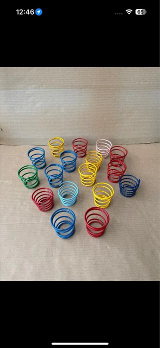 Porta bicchieri vintage a molla