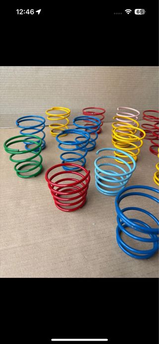 Porta bicchieri vintage a molla