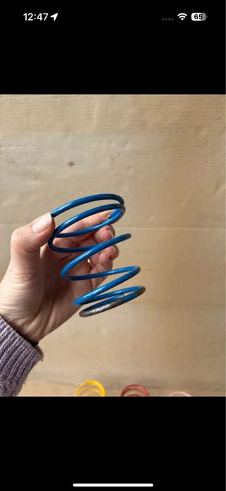 Porta bicchieri vintage a molla