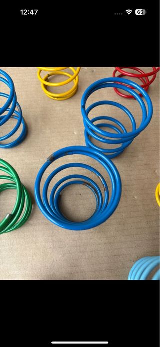 Porta bicchieri vintage a molla